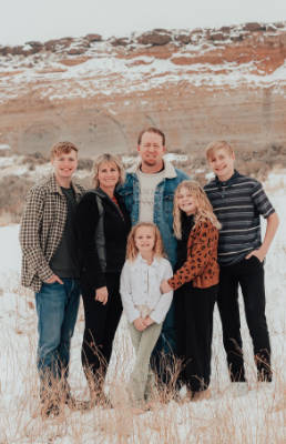 Dr. Fellows and his family